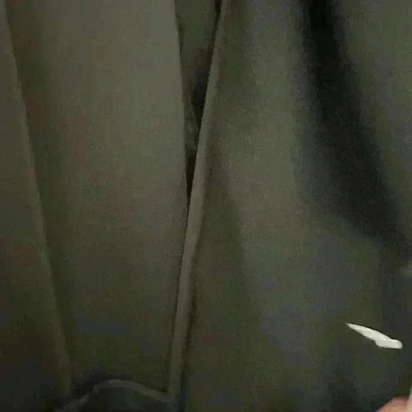 Lane Bryant Black Long  Slimming Fitted Coat With Pockets - Picture 9 of 12